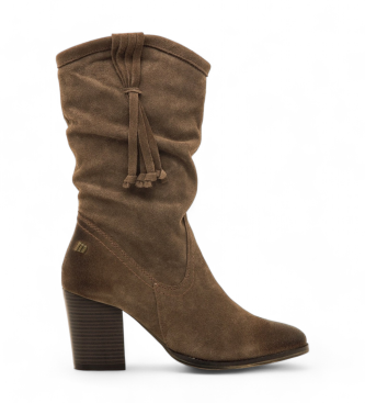 Mustang Bottes en cuir Jolie marron