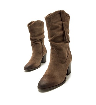 Mustang Brown Jolie Leather Boots