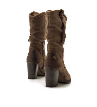 Mustang Botas de Piel Jolie marrn