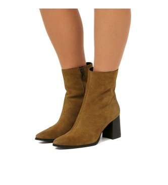 MTNG Stivaletti in pelle beige Meghan