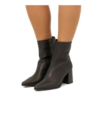 MTNG Stivaletti in pelle marrone Meghan