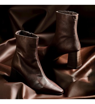 MTNG Stivaletti in pelle marrone Meghan