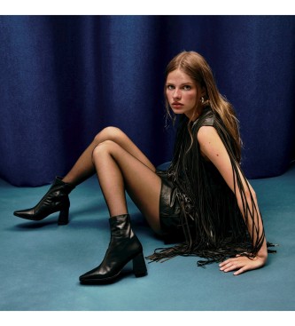 MTNG Stivaletti in pelle nera Meghan