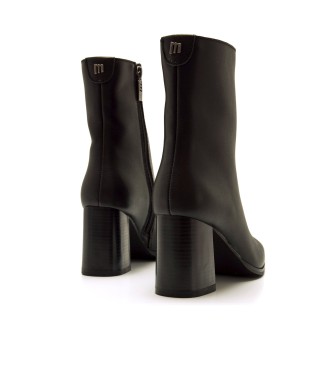 MTNG Stivaletti in pelle nera Meghan