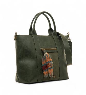 Mustang Sac  capuchon vert