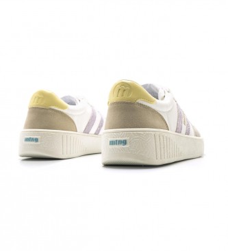 Mustang Sneakers Delta White -Height wedge 4,5cm