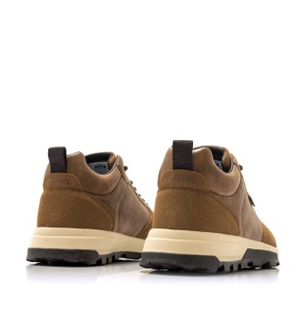 Mustang Fonix brown trainers