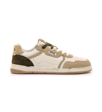 MTNG Free-Miami beige leather slippers