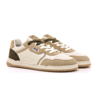 MTNG Free-Miami beige leather slippers