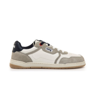 MTNG Free Miami Leather Sneakers white