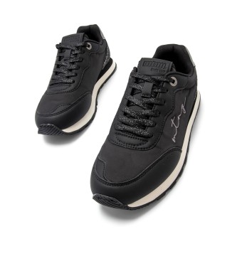 Mustang Sapatos Joggo Preto