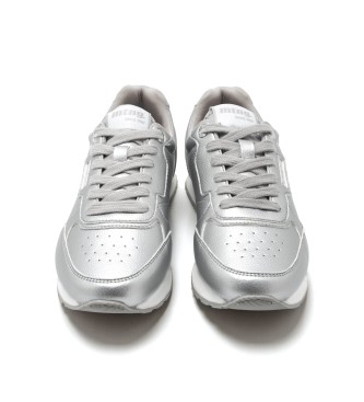 Mustang Trainers Casual Joggo Silver