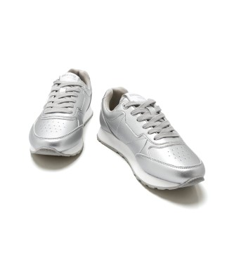 Mustang Trainers Casual Joggo Silver