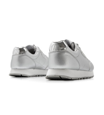 Mustang Trainers Casual Joggo Silver