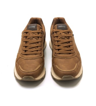 Mustang Porland brown slippers