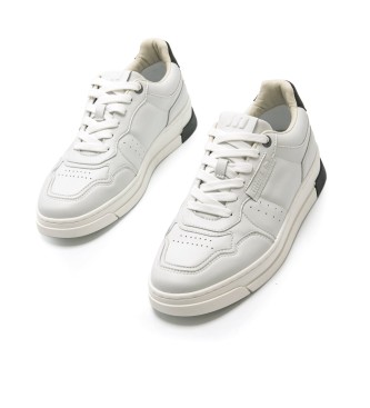Mustang Slam Leather Sneakers White
