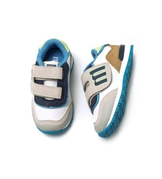 Mustang Kids Astro Shoes White-Blue