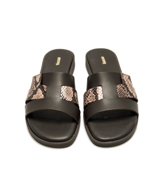 MTNG Bruine Alysa Leren Sandalen