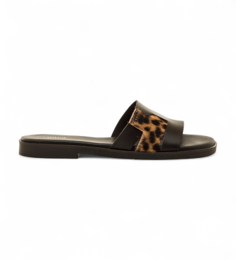 MTNG Sandales en cuir Alysa marron