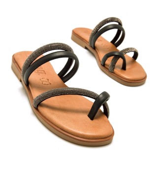 Mustang Sandalen Alysa zwart