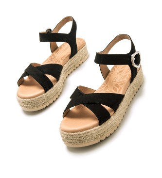 Mustang Sandalen Amelie schwarz -Absatzhhe 5cm