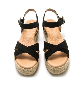 Mustang Sandalen Amelie schwarz -Absatzhhe 5cm