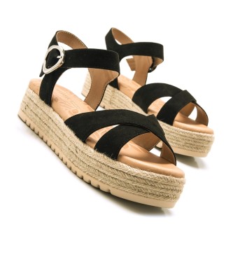 Mustang Sandalias Amelie negro -Altura tacn 5cm-