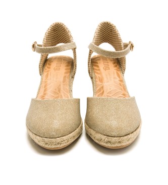 MTNG Goldene Austen-Sandalen