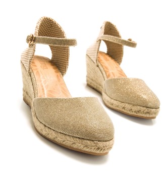 MTNG Goldene Austen-Sandalen