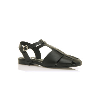 Mustang Leather Sandals Camille black