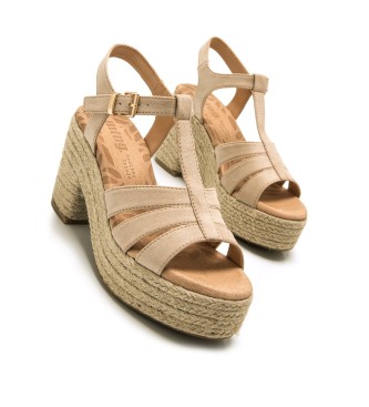 Mustang Sandalias Courtney beige