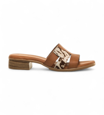 MTNG Braune Ines Ledersandalen