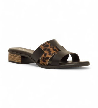 MTNG Braune Ines Ledersandalen