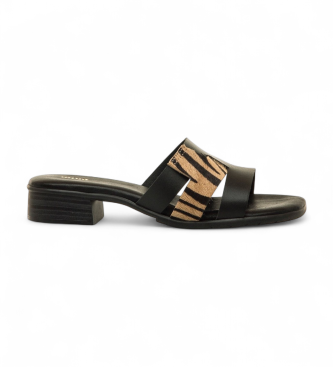 MTNG Ines Leder Sandalen schwarz