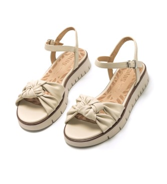 MTNG Klein L cream sandals