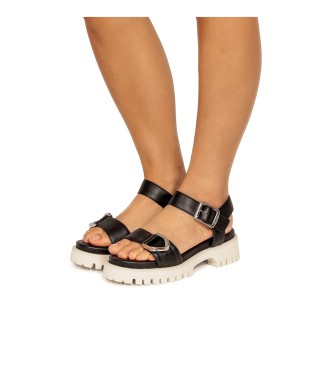 MTNG Black Lenox Sandals