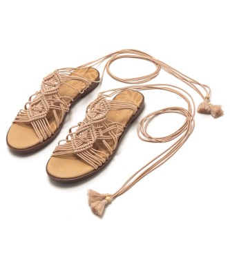 MTNG Beige Maria-sandaler