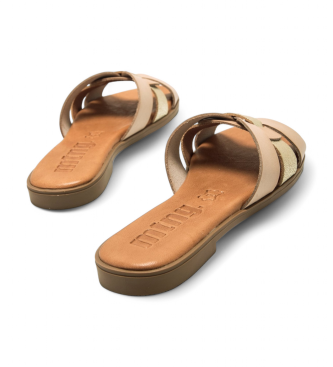 MTNG Sandali Maria in pelle beige