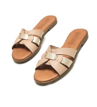 MTNG Sandali Maria in pelle beige
