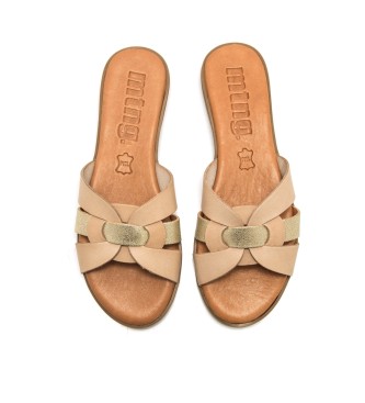 MTNG Sandali Maria in pelle beige