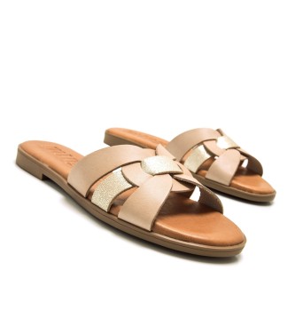 MTNG Sandali Maria in pelle beige