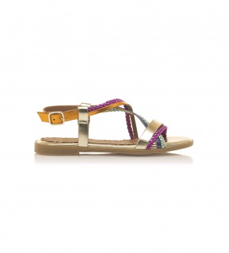 Mustang Multicoloured Maria Leather Sandals
