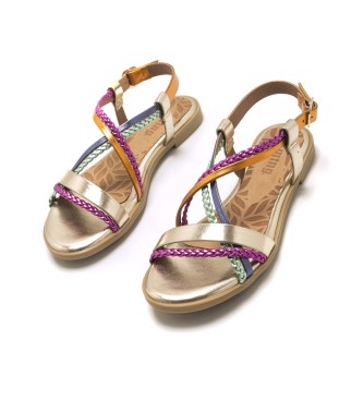 Mustang Multicoloured Maria Leather Sandals