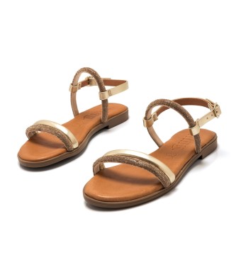 Mustang Maria sandals gold