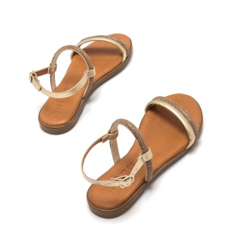 Mustang Maria sandals gold