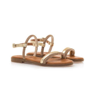 Mustang Maria sandals gold