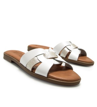 MTNG Sandali Maria in pelle argento