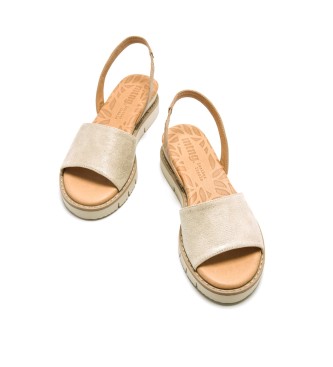 MTNG Siren-sandaler i guld