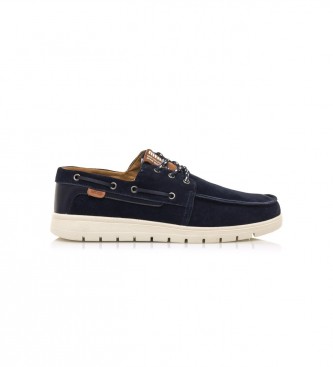 Mustang Denver Leather Loafers Navy
