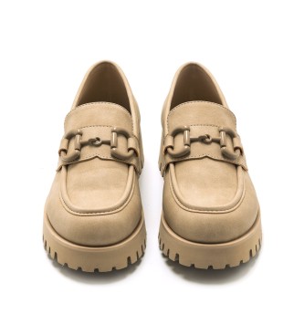 Mustang Lenox beige loafers